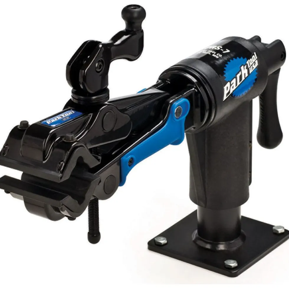 Park Tool PRS-7-2 Bench Mount Repair Stand with Clamp 100-5D