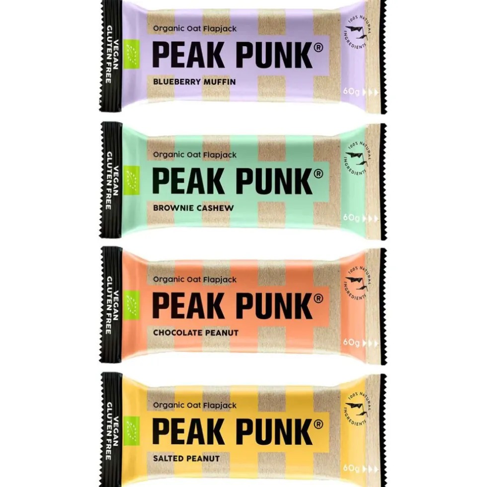 Peak Punk BIO Oat Flapjack - Koolhydraat Reep - 60g