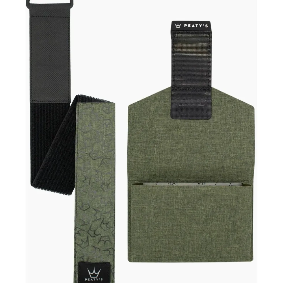 Peaty's HoldFast Trail Tool Wrap Gereedschapstas - moss green