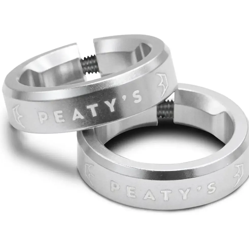 Peaty's Monarch Grips Lockrings Klemringen - Zilver
