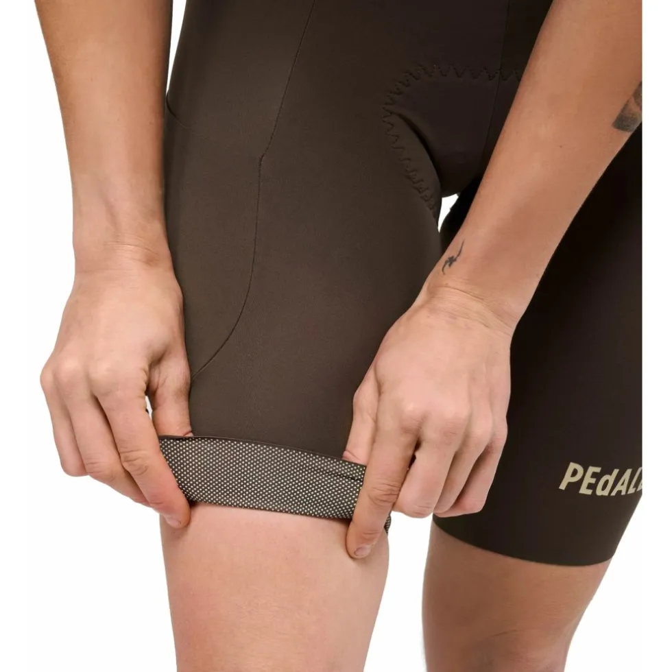PEdALED E. Lightweight Fietsshort met Bretels Dames - Brown