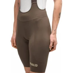 PEdALED E. Lightweight Fietsshort met Bretels Dames - Brown
