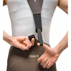 PEdALED E. Lightweight Fietsshort met Bretels Dames - Brown