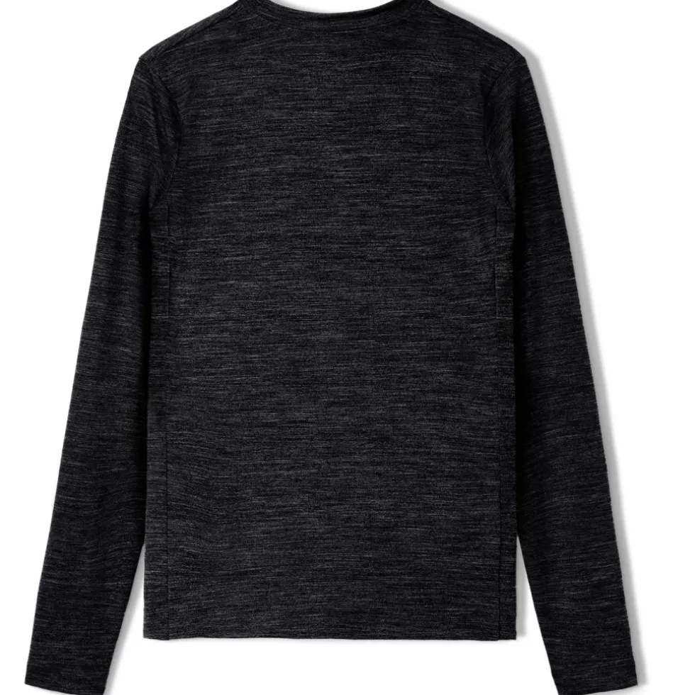 PEdALED E. Merino Hemd met Lange Mouwen Heren - Zwart