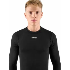 PEdALED E. Merino Hemd met Lange Mouwen Heren - Zwart