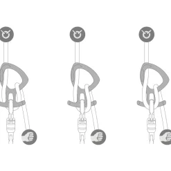 Petzl Pirana Club afdaalapparaat - green