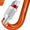 Petzl ROCHA Screw-Lock - Schroef-Karabijnhaak - oranje