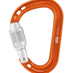 Petzl ROCHA Screw-Lock - Schroef-Karabijnhaak - oranje