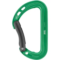 Petzl Spirit - Karabijnhaak - Gebogen Poort - green