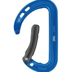 Petzl Spirit - Karabijnhaak - Gebogen Poort - blauw