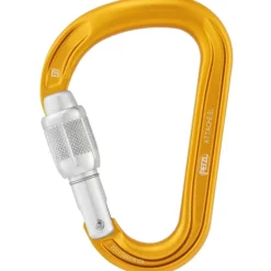 Karabijnhaken < Petzl Attache Schroef-Karabijnhaak - geel