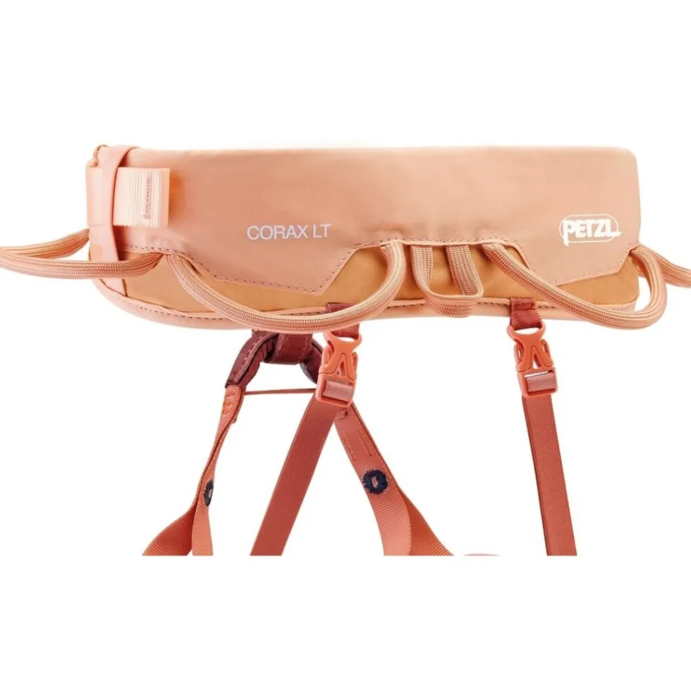 Petzl Corax LT Dames Klimgordel - coral sand