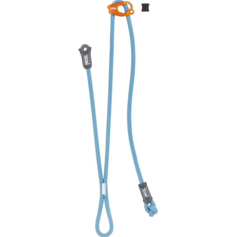 Petzl Klimmen met self-belay - Dual Connect Adjust - blue