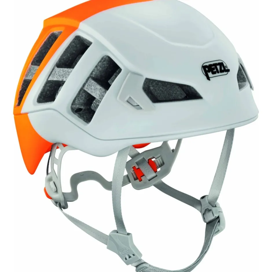 Klimhelmen < Petzl Meteor Klimhelm - wit/oranje