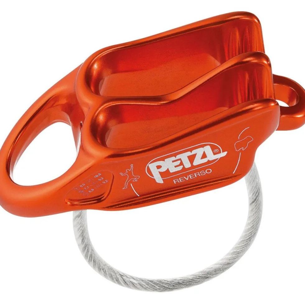 Petzl Reverso Belay/Rappel Device - red