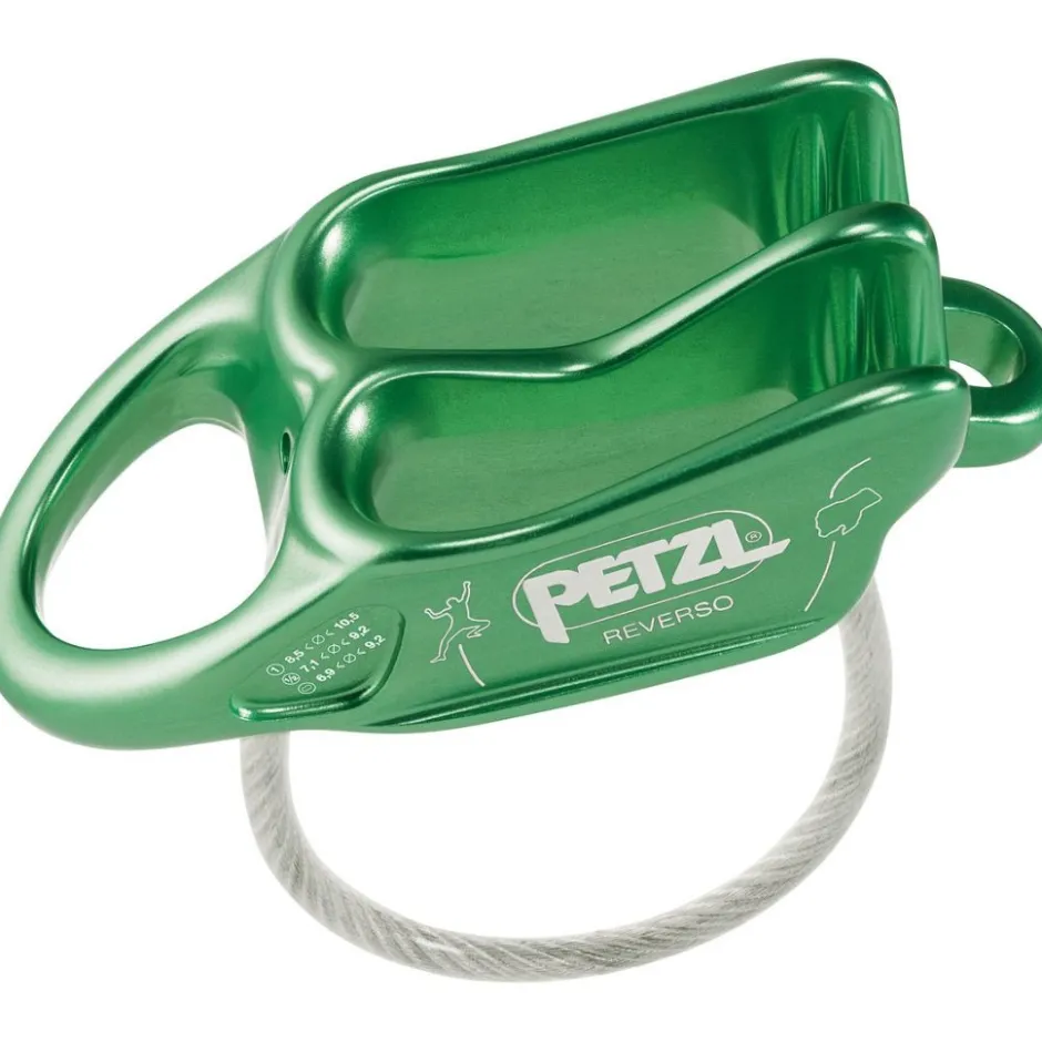 Zekerings- En Afdaalapparaten < Petzl Reverso Belay/Rappel Device - green