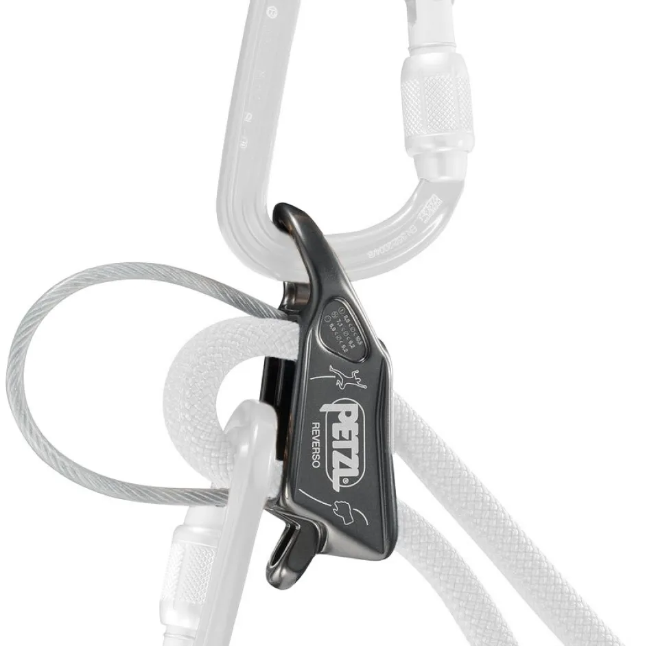 Zekerings- En Afdaalapparaten < Petzl Reverso Belay/Rappel Device - gray