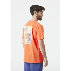 T-Shirts & Tops < Picture Organic Clothing Picture Weepon hirt Heren - Duty Orange