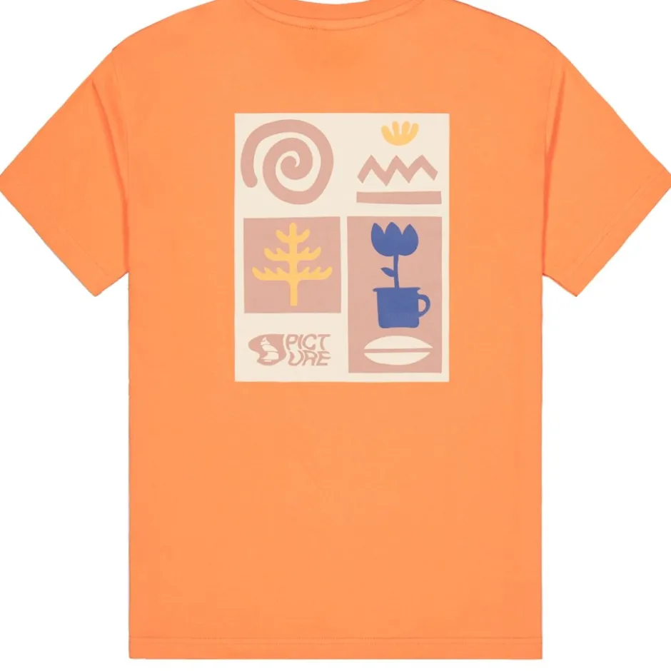 T-Shirts & Tops < Picture Organic Clothing Picture Weepon hirt Heren - Duty Orange