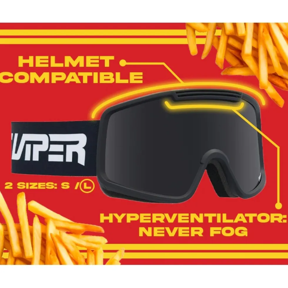 Pit Viper The French Fry Goggle - Small - Exec / Smoke
