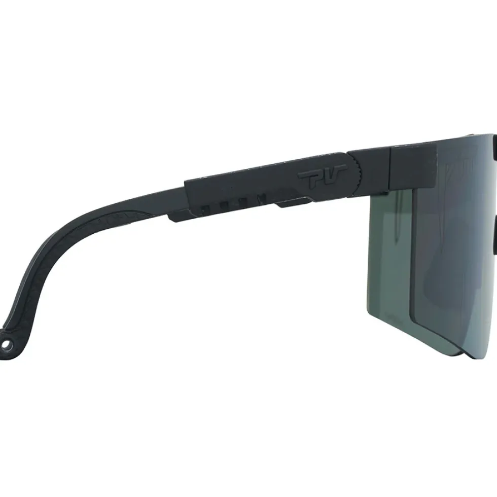 Pit Viper The Original 2.0 Bril - Wide - Blacking Out / HDPV Polarized Mirror