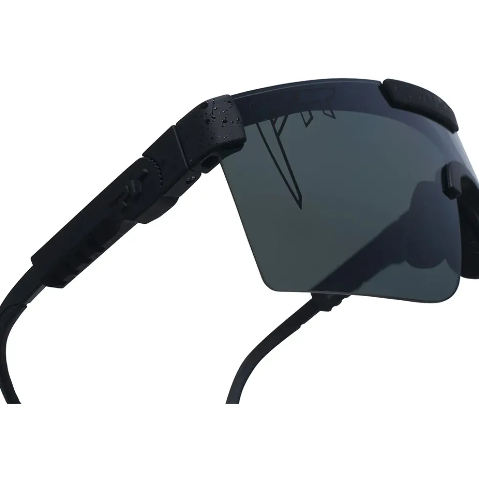 Pit Viper The Original 2.0 Bril - Wide - Blacking Out / HDPV Polarized Mirror