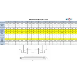 Pitlock Set 17 B - Thru Axle 15 for RockShox Boost