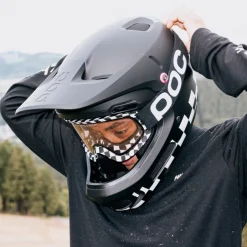 Mtb-Helmen|Downhill Helmen < POC Coron Air IP He - Robin Gooe Edition - 8898 Gooe Checker