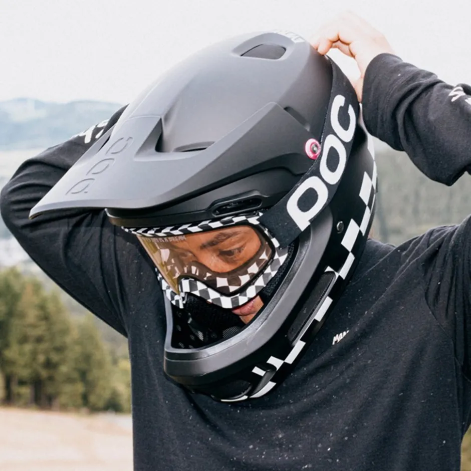 Mtb-Helmen|Downhill Helmen < POC Coron Air IP He - Robin Gooe Edition - 8898 Gooe Checker
