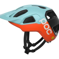 Mtb-Helmen < POC Cuari IP He - 8877 Indicoite Bue att/Carneian Orange att