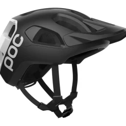POC Cularis MIPS Helm - 8879 Uranium Black Matt/Hydrogen White with Logo