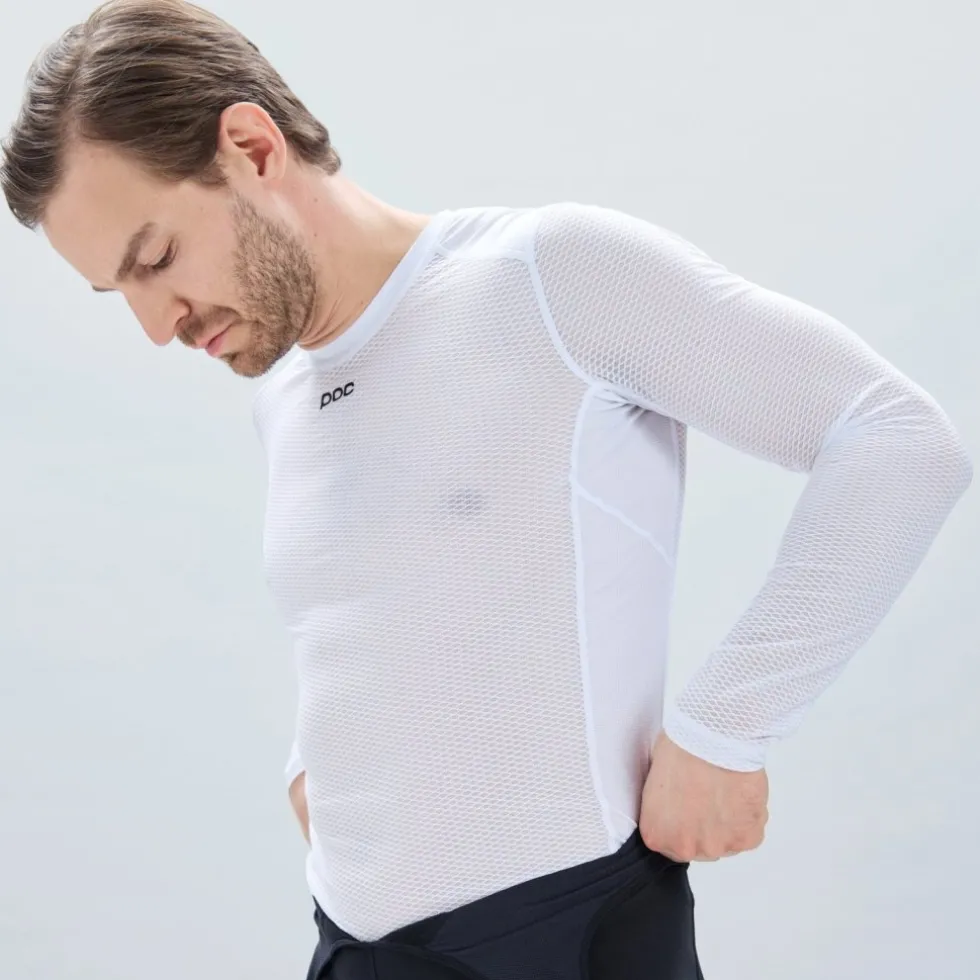 POC Essential Layer Shirt met Lange Mouwen Heren - 1001 Hydrogen White