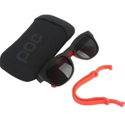 POC Evolve Bril Kinderen - Uranium Black Trans/Fluo Orange - Clarity Pocito/Sunny Grey