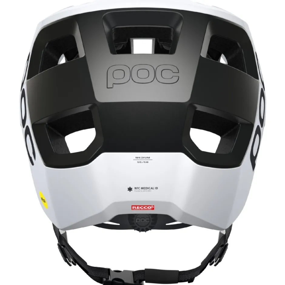 E-Bike Helmen < POC Kortal Race MIPS Helm - 8347 Hydrogen White/Uranium Black Matt