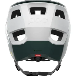E-Bike Helmen < POC Kortal Race MIPS Helm - 8820 Pargasite Green Matt/Hydrogen White Matt