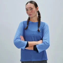 Mtb-Shirts < POC Motion Air Dame hirt met 3/4 mouwen - 1671 Bazzite Blue