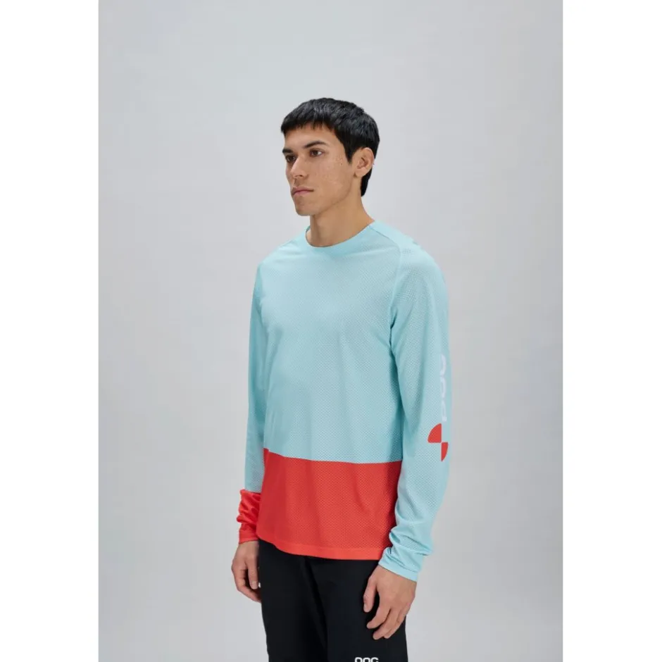 Mtb-Shirts < POC otion Air hirt et ange ouwen voor heren - 1001 Hydrogen White