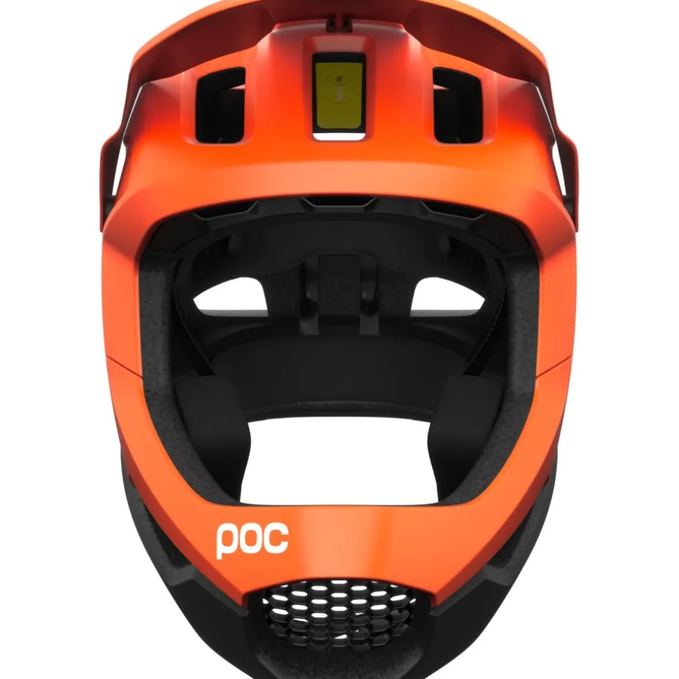 POC Otocon Race MIPS Helm - 8375 fluorescent orange avip/uranium black matt