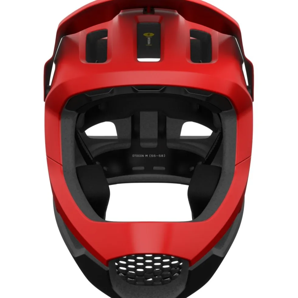 POC Otocon Race MIPS Helm - 8648 Prismane Red Matt/Uranium Black Matt