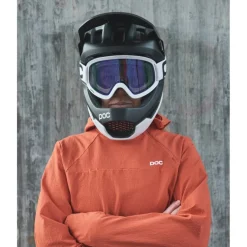 POC Otocon Race MIPS Helm - 8348 uranium black/hydrogen white matt