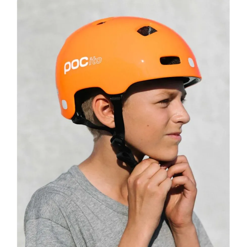 POC POCito Crane MIPS Kinderhelm - 9050 Fluorescent Orange