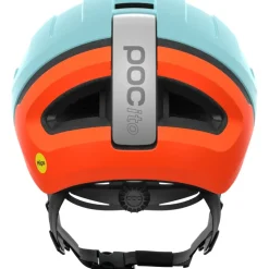 POC Pocito Omne MIPS Kinder-Fietshelm - 8877 Indicolite Blue Matt/Carnelian Orange Matt