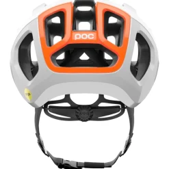 POC Ventral Air MIPS Helm - 9482 Hydrogen White/Fluorescent Orange