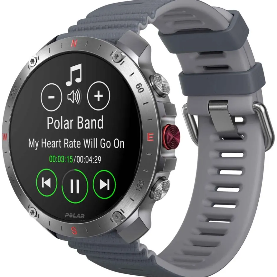 Sporthorloges|Sporthorloges < Polar Grit X2 Pro GPS Multisporthorloge - zilver/grijs