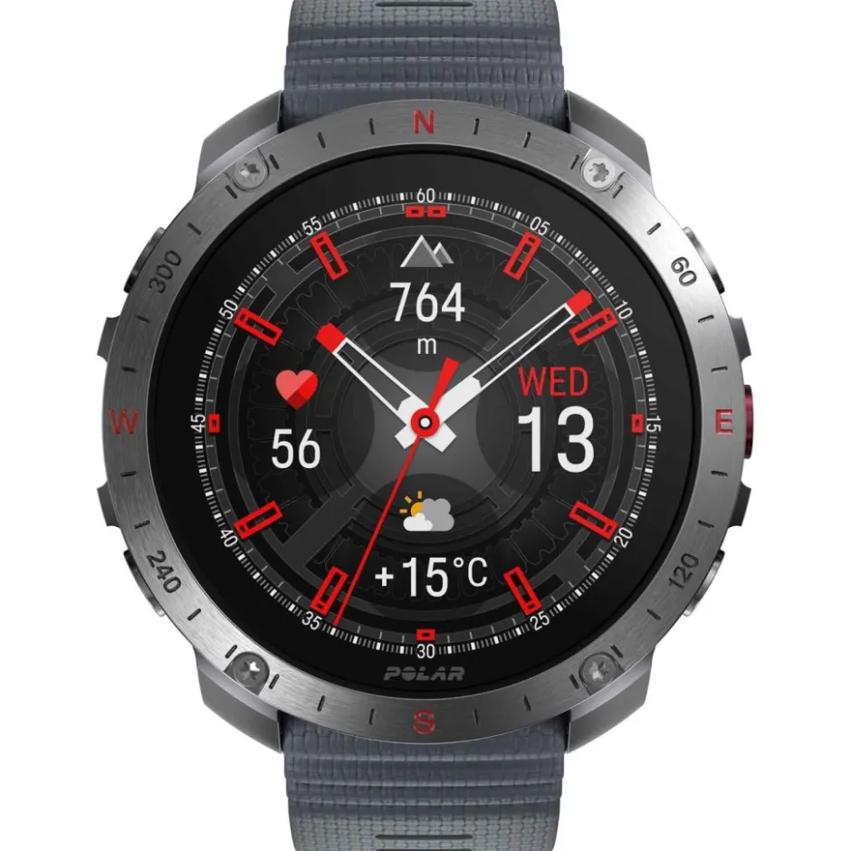 Sporthorloges|Sporthorloges < Polar Grit X2 Pro GPS Multisporthorloge - zilver/grijs