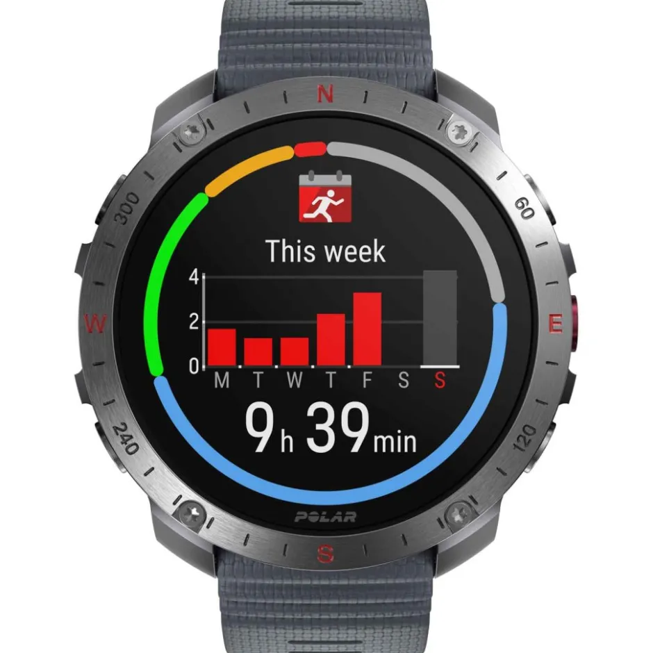 Sporthorloges|Sporthorloges < Polar Grit X2 Pro GPS Multisporthorloge - zilver/grijs