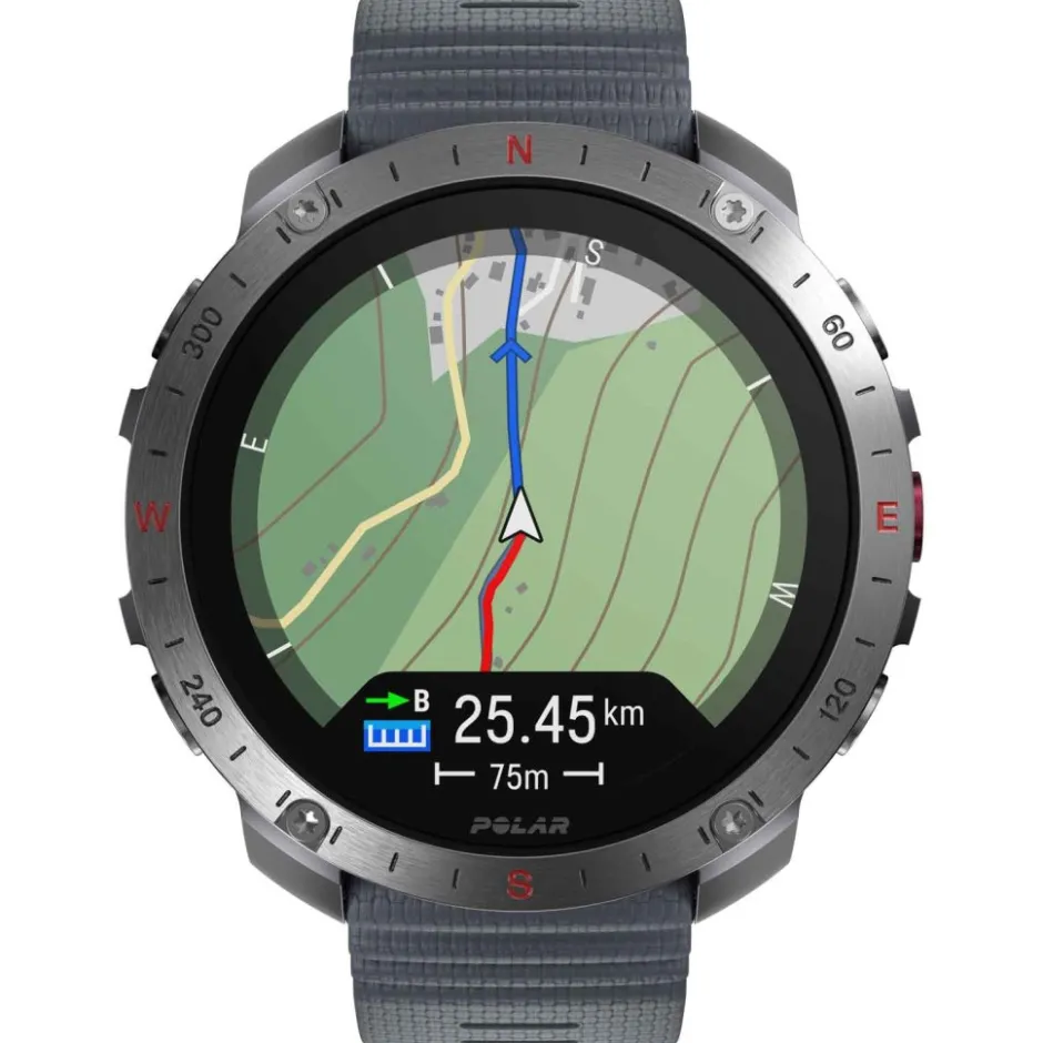 Sporthorloges|Sporthorloges < Polar Grit X2 Pro GPS Multisporthorloge - zilver/grijs