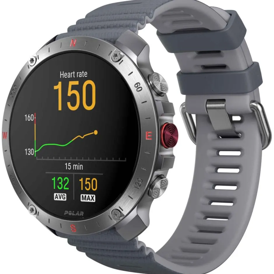 Sporthorloges|Sporthorloges < Polar Grit X2 Pro GPS Multisporthorloge - zilver/grijs