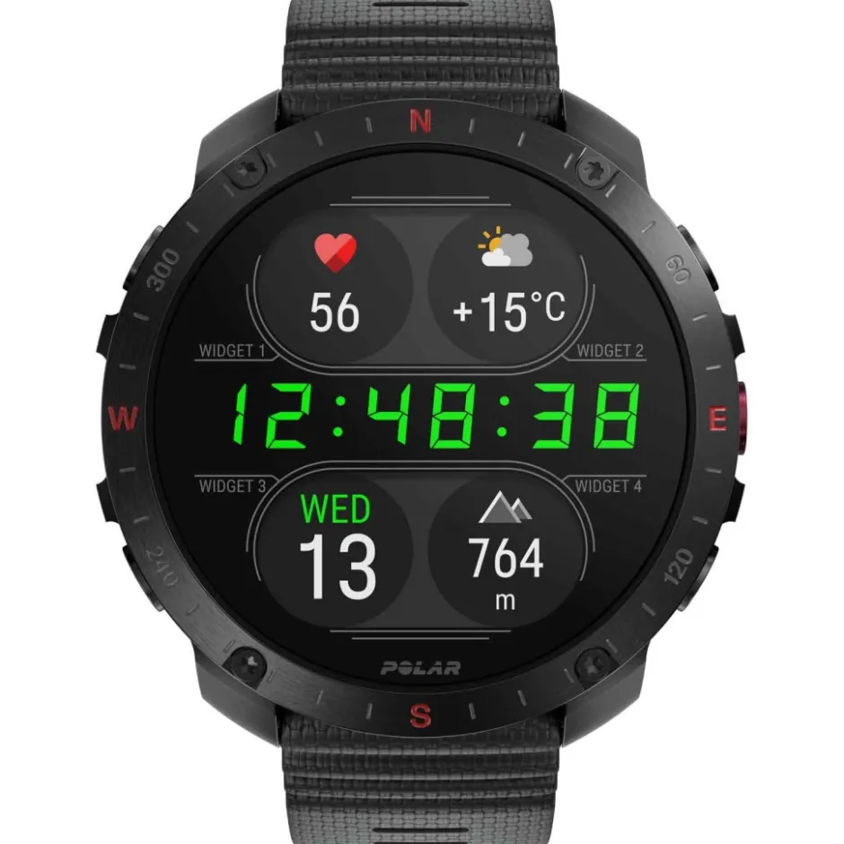 Sporthorloges|Sporthorloges < Polar Grit X2 Pro GPS Multisporthorloge - zwart