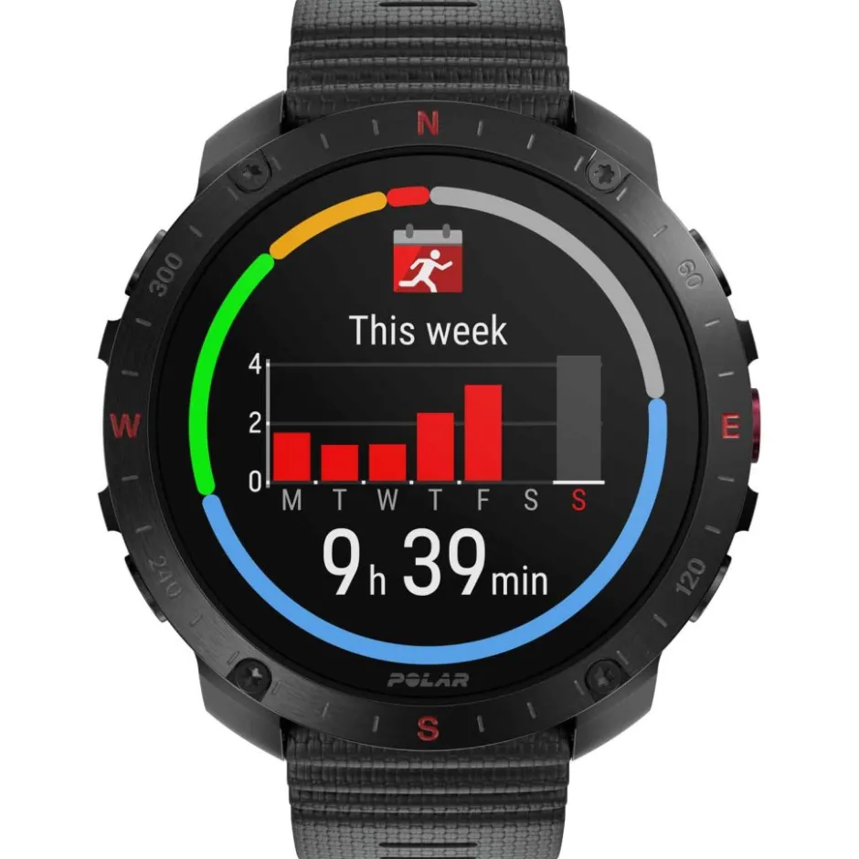 Sporthorloges|Sporthorloges < Polar Grit X2 Pro GPS Multisporthorloge - zwart